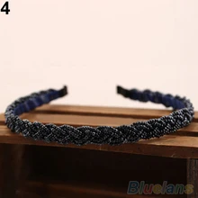 Hot Mulheres Chic Bead Rhinestone Cristal Cabeça Cadeia Pedaço Cabeça Faixa de Cabelo Menina 5PXN