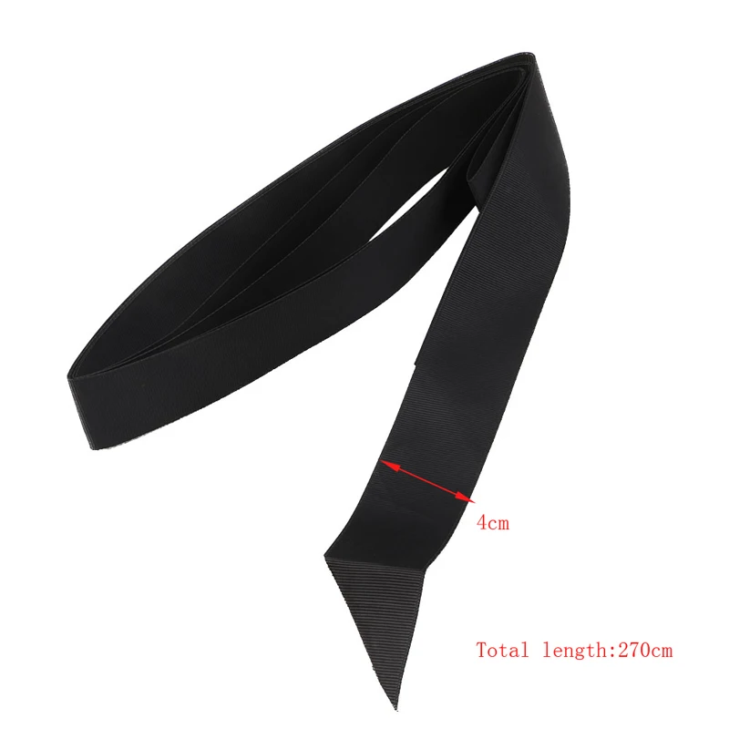 Black Satin Ribbon Belts Women Dresses Fabric Bathrobe Strap Womens Silk  Waist Tie Miss Sash - AliExpress