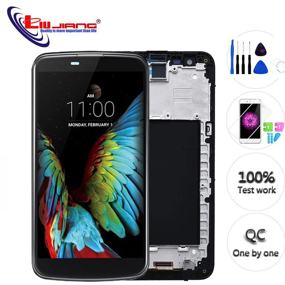 

5.3'' Original Display For LG K10 K430 K420N K430TV K43 LCD Touch Screen Replacement Digitizer Assembly with Bezel Fram