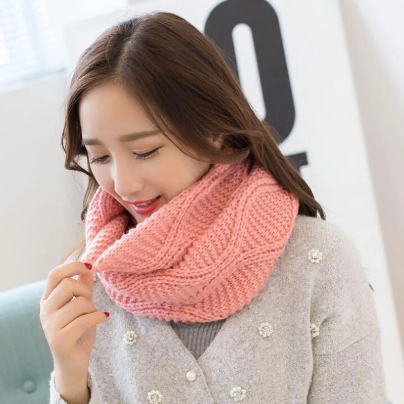 250pcs/lot New Fashion Warm Winter Scarf Scarves Knitted Women Neck