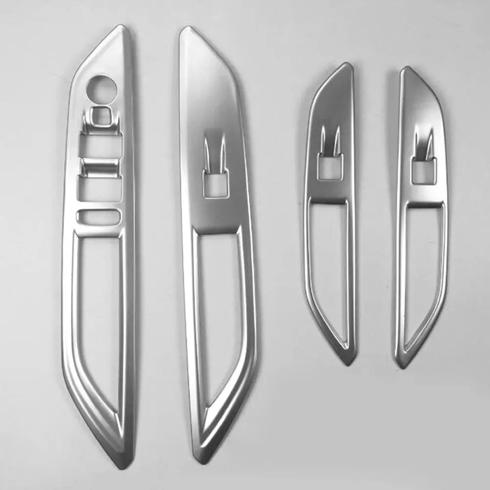 BBQ@ FUKA 4 шт дверь подлокотник окно лифт переключатель накладка ABS хром подходит для peugeot 5008 декоративные аксессуары для автомобиля-Стайлинг
