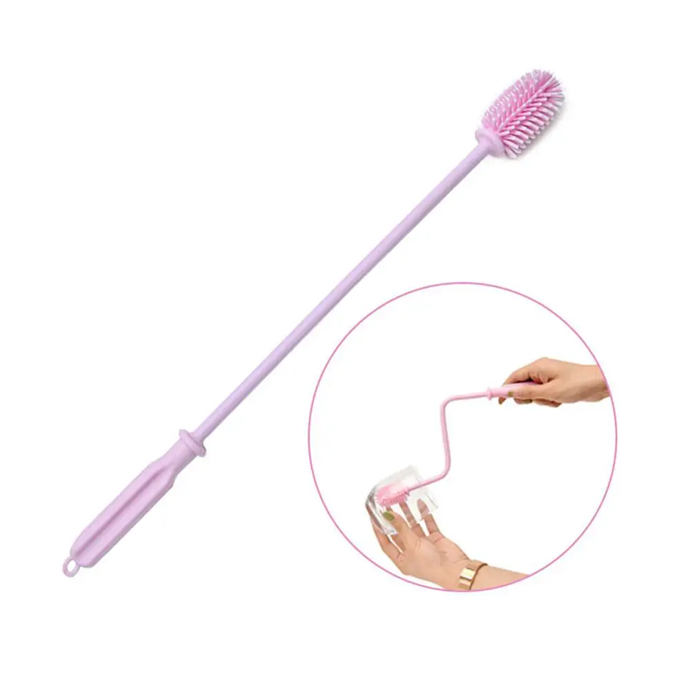 

Food Grade Silicone Bottle Brush Bottle cleaner Water Bottle Cleaning Brush for Washing Narrow Neck Containers for Baby Bottles