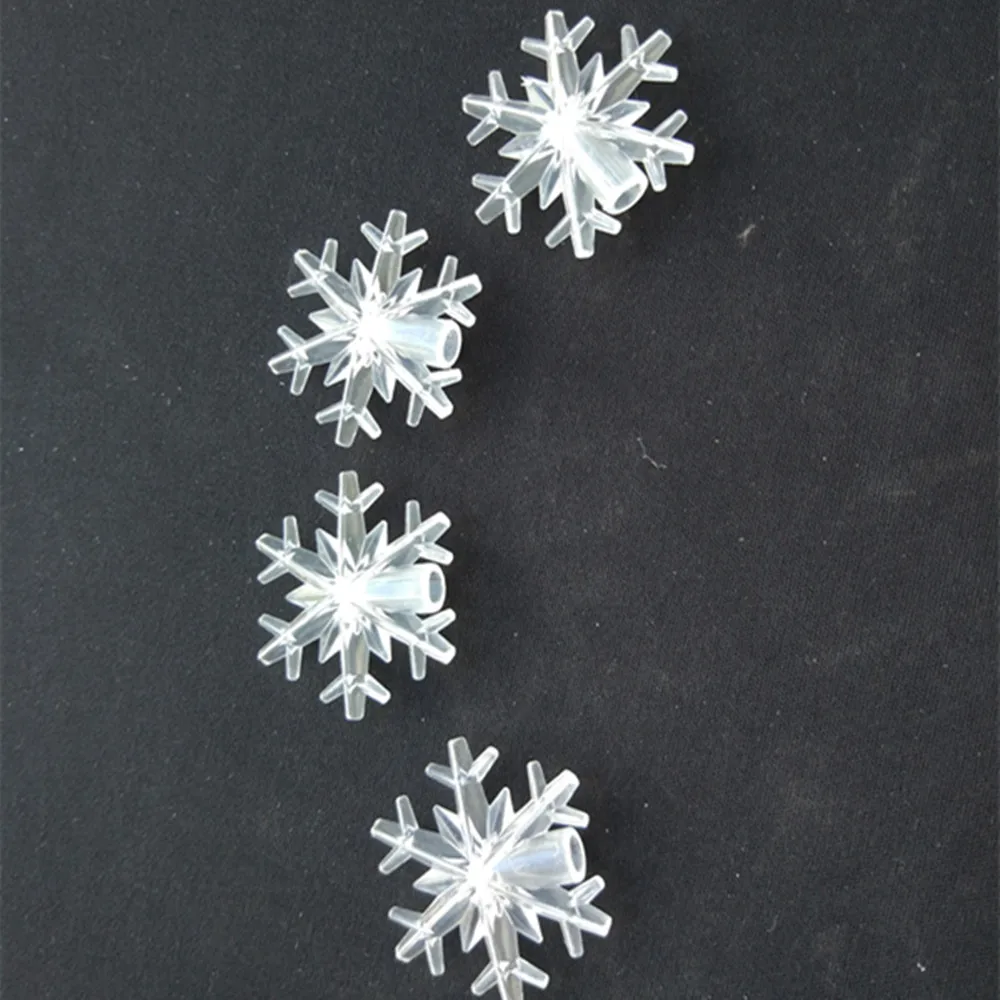 plastic snowflakes lights