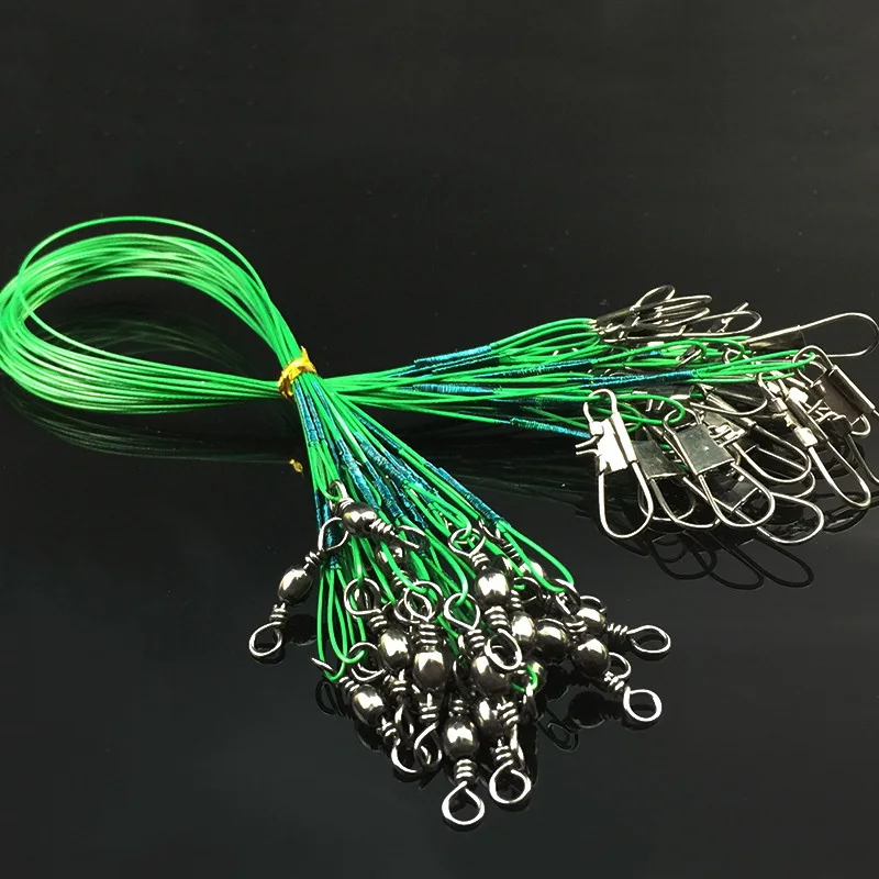 20Pcs/Pack High Carbon Stainless Steel Fishing Lure Trace Wire 15cm