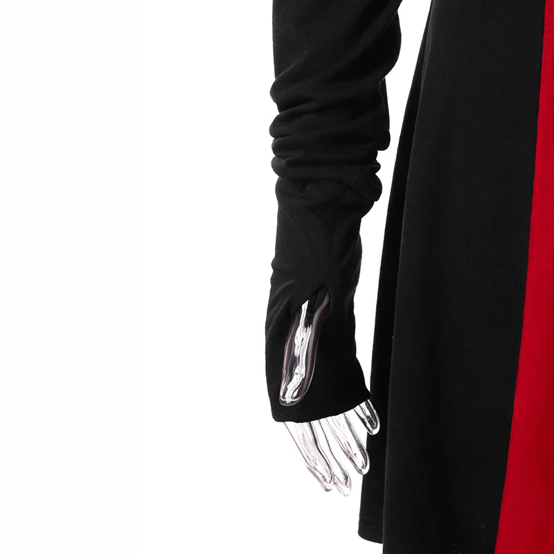 Женский Стимпанк Викторианский стиль Готический с капюшоном кружево средневековый костюм на Хэллоуин