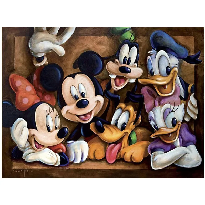 

New Arrival Diamond Painting Walt Disney Crew Diamond Embroidery Cross Stitch Needle Work Rhinestone Crystal Crafts Hor Decor