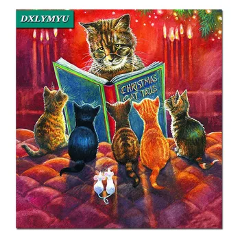 

3D Rhinestone Painting Crystal Home Decor DIY Diamond Mosaic bed time story Cross Stitch cartoon Pattern Diamond Embroidery