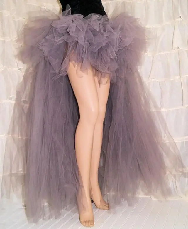 Стимпанк длинная Тюлевая юбка ассиметричная шикарная юбка-пачка для взрослых индивидуальный заказ юбка в складку в стиле Лолиты Saia любых размеров - Цвет: picture color