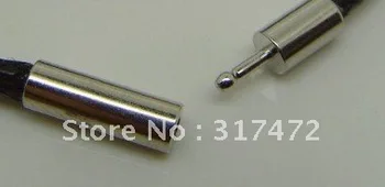 

Free shipping!!!100pcs/lot silver color Bayonet Clasps for 2mm leather cord