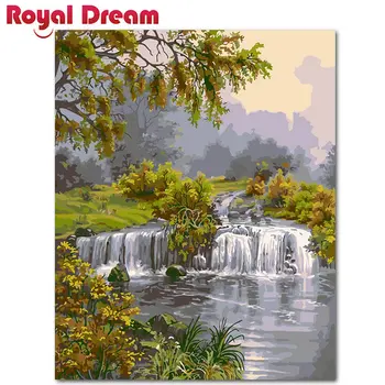

waterfall DIY Painting By Numbers Canvas Painitng Home Wall Art Picture Coloring By Numbers Modern Wall Art Picture Gift