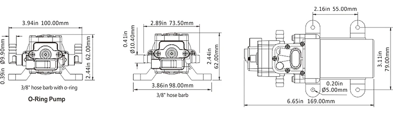 SEAFLO 12 в насос двигатель постоянного тока для лодки яхты 1.2GPM 35PSI водяной мембранный автоматический переключатель морской