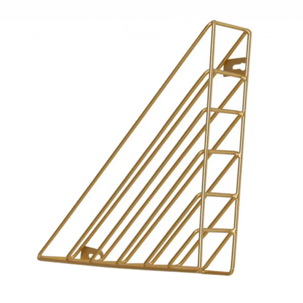European Slot Metal Desk Organizer Office Desktop Document File Organizer Bookshelf Rack Magazine Newspaper Storage Holder
