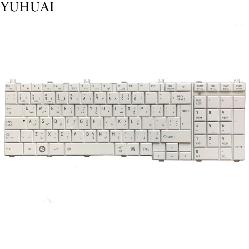 Арабский/AR Клавиатура для ноутбука Toshiba Satellite L670 L670D L675 L675D C660 C660D C655 L655 L655D C650 C650D L650 C670 L750