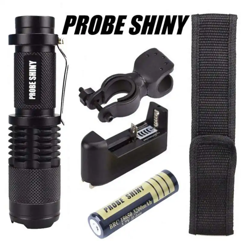 

Tactical Flashlight 5000LM T6 LED 18650 Torch Lamp Light Portable home outdoor travel lighting flashlight #4A24