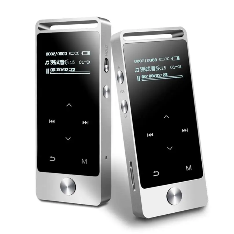 

Original BENJIE-S5/S5B Metal MP3 Player 8GB Touch Button High Quality Lossless Sound MP3 Music Player with FM Radio, Clock, Data