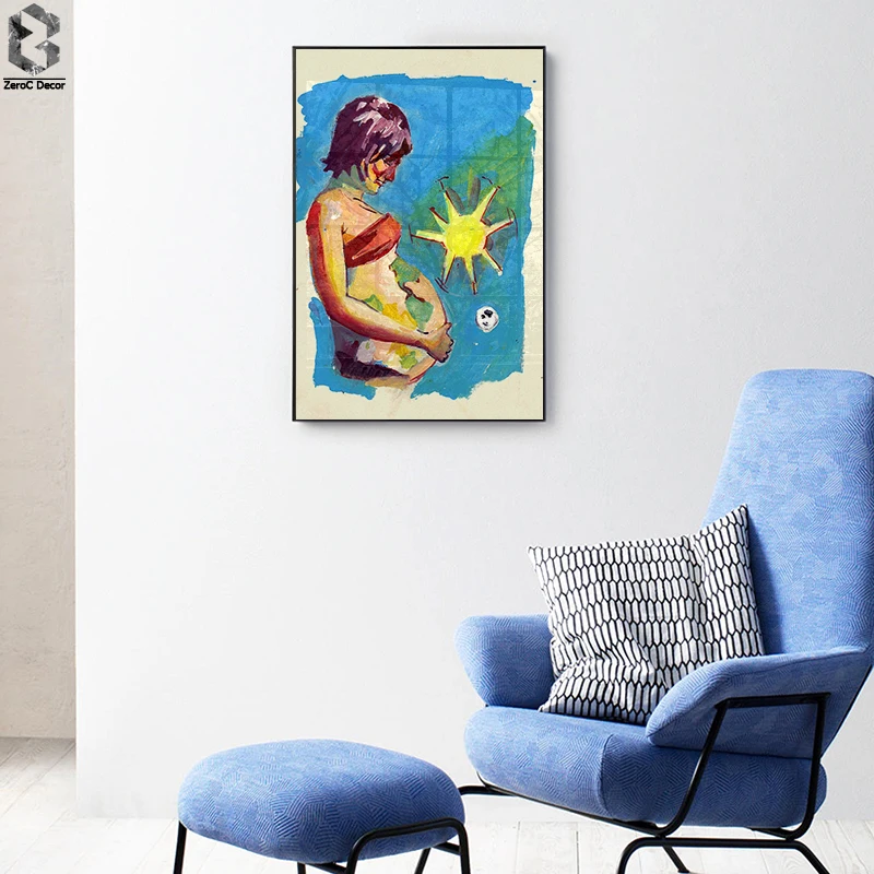 

Mother's Day Unique Gift Poster Vintage Canvas Painting Wall Art Living Room Print Picture Home Decoration