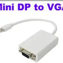 100 шт./партия* mini DP порт дисплея для VGA Кабель-адаптер для Apple Macbook Air Pro Mac mini dp для vga Женский-выпуклая головка 4 K