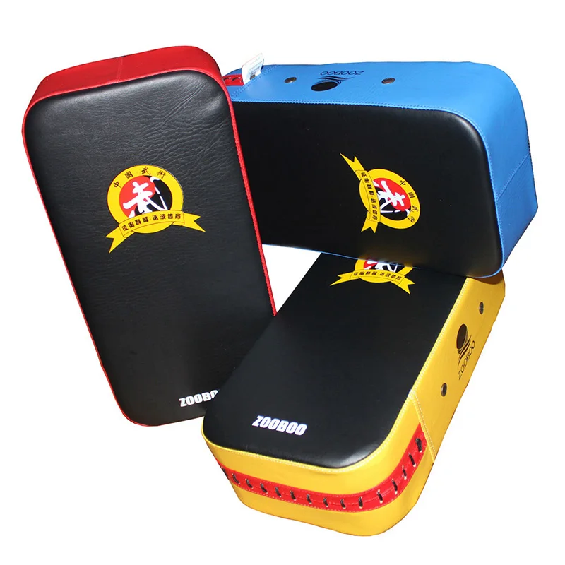 Boxing Gloves Pads for Muay Thai Kick Boxing Training PU Target Leather