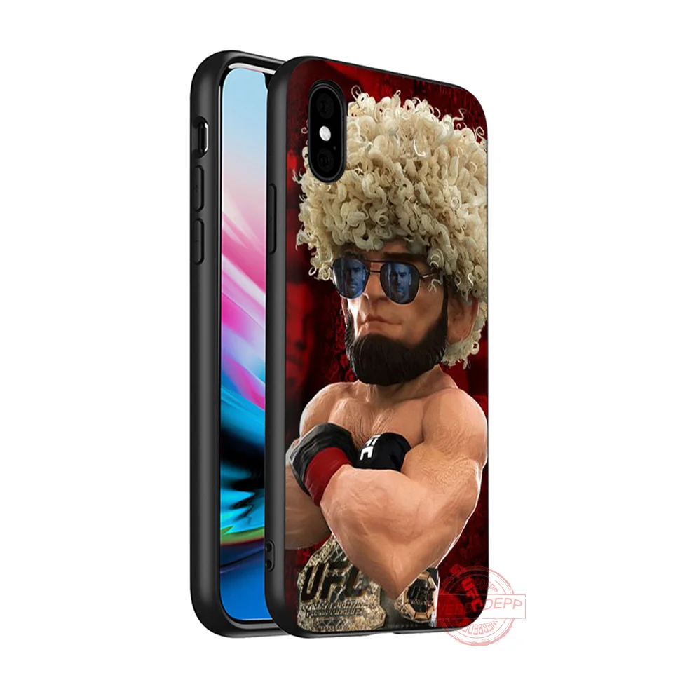 WEBBEDEPP Habib Nurmagomedov Мягкий силиконовый чехол для телефона iPhone 5 6 7 8 Plus X XS XR XS Max.11 11peo 11proMax - Цвет: 3