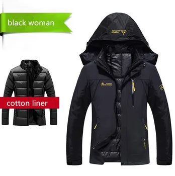 

2017 Men's Woman Winter Warm Waterproof Jackets Outdoor Sports Brand Clothing Camping Trekking Hiking Male Female Jacket