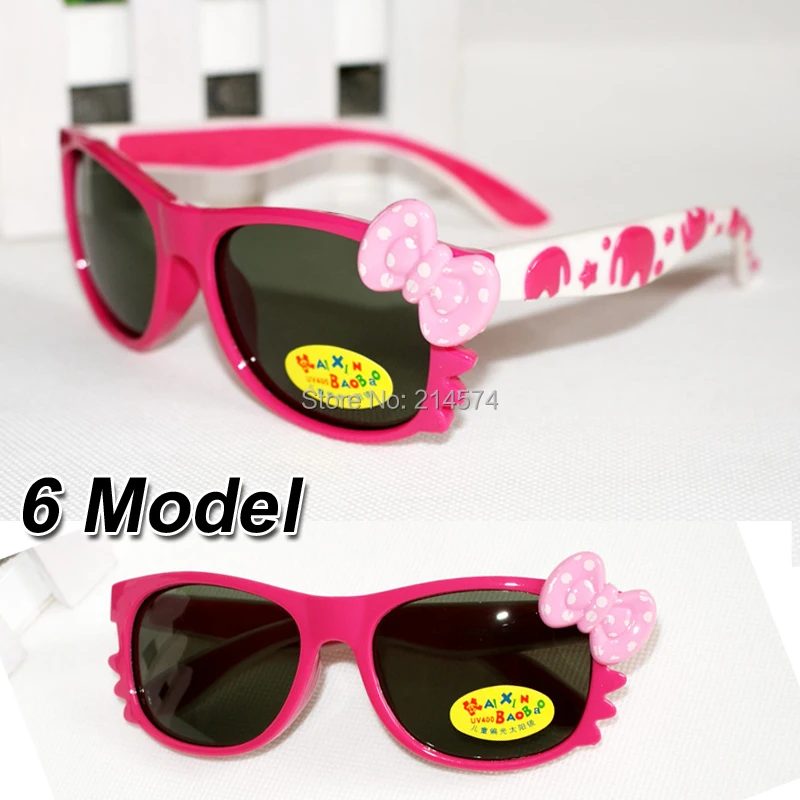 Cute Flower Kids Girls Sunglasses Polarized Soft Silicone Frame UV400