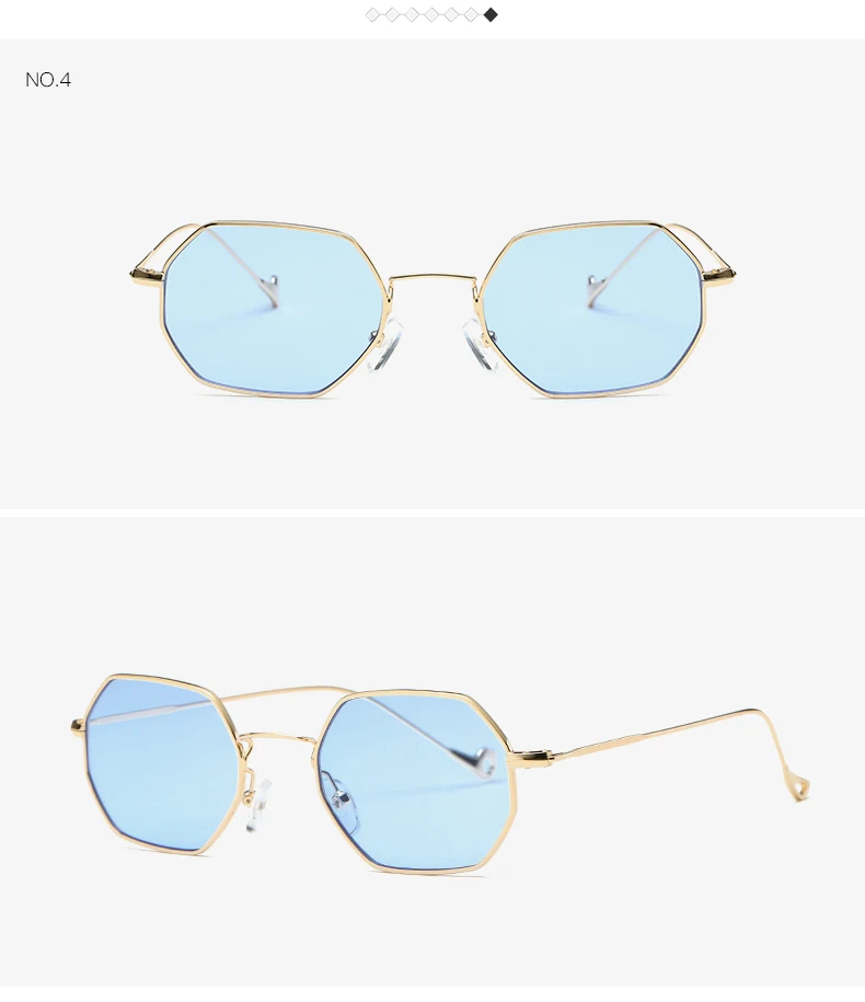 Солнцезащитные очки AEVOGUE для мужчин/женщин, маленькая Прямоугольная оправа из сплава, Летний стиль, фирменный дизайн, солнцезащитные очки унисекс, AE0520