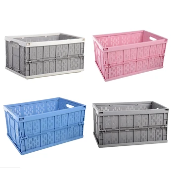 

Folding Camping Basket Storage For Toy Camping Tools Food Organizer Box Large