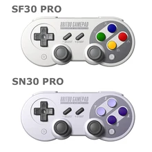 Для 8bitdo SF30Pro/SN30 Pro 2,4G USB Беспроводной Bluetooth геймпад для Nintendo Switch/Windows/Mac OS/Android Вибрация r30