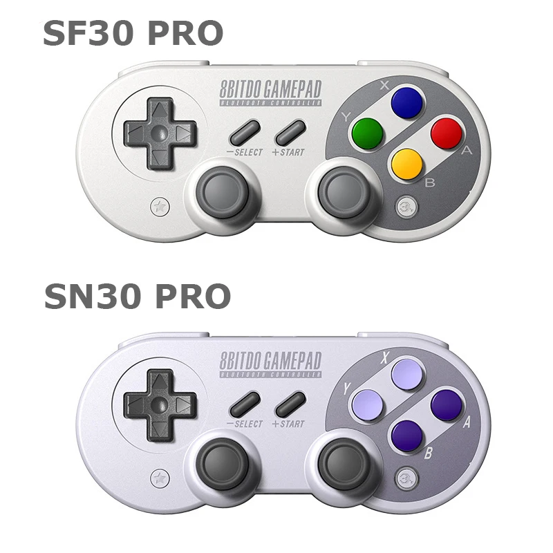 

for 8Bitdo SF30Pro/SN30 Pro 2.4G USB Wireless Bluetooth Gamepad for Nintend Switch/Windows/macOS/Android Rumble vibration r30