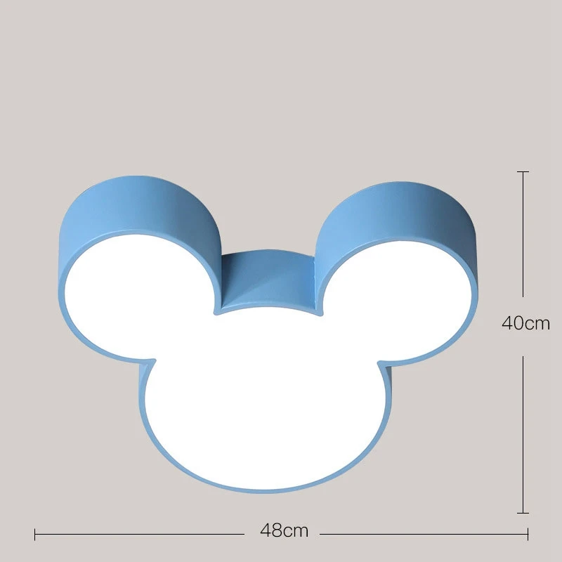 Светодиодные потолочные светильники с изображением Микки Мауса; креативная современная лампа для детской комнаты; детская комната; спальня; домашний декор; люминесцентный светильник