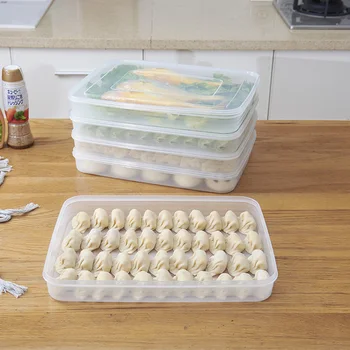 

Cakes Dumpling Refrigerator Large Storage Box Cakes Food Container Non-toxic