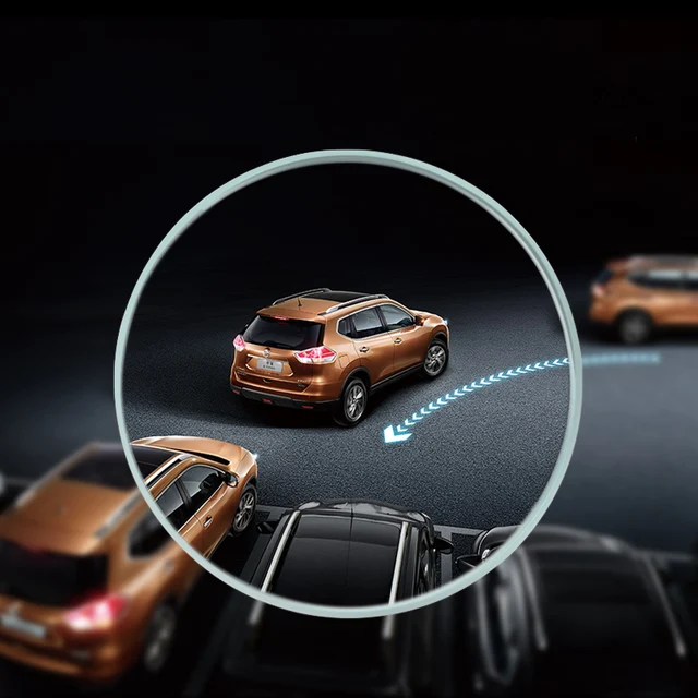 MEIDI Car Rear view Convex Mirror Voiture 360 Degree Rotable Wide Angle Blind Spot Auto Exterior Accessory for parking safety