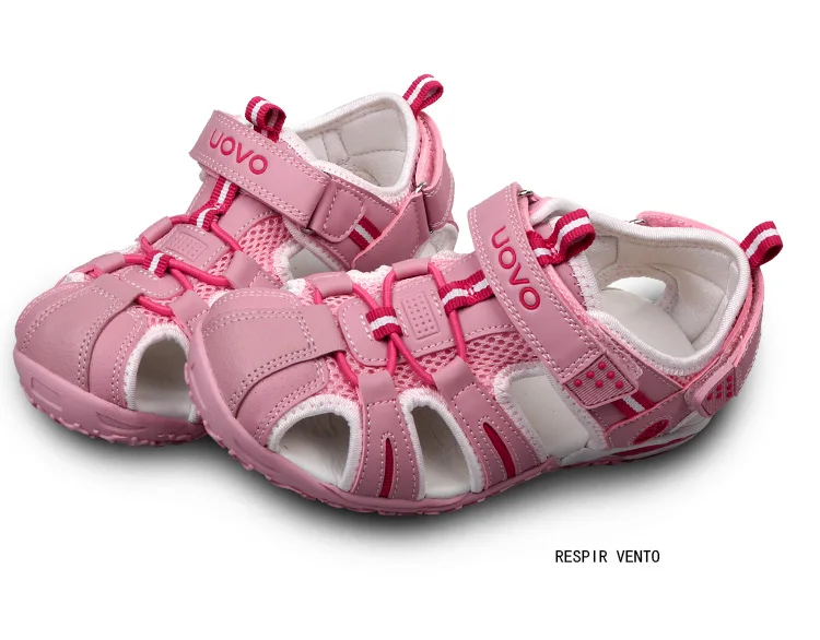Бренд uovo 2019 летние пляжные сандалии дети закрытый носок сандалии для младенцев детская модная дизайнерская обувь для мальчиков и девочек 24