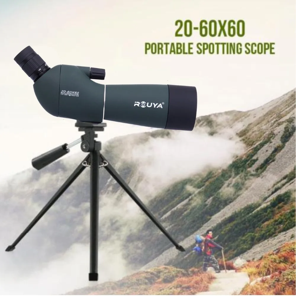 

(Ship from EU) Outdoor Monocular Telescope 20-60x60 Zoom Night Vision Binoculars + Tripod Hunting for Hiking Camping Sports