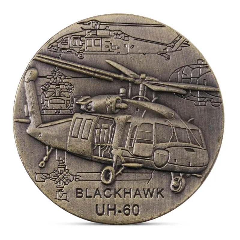 

Black Hawk UH-60 Utility Helicopter Commemorative Coin Collection Gift Souvenir