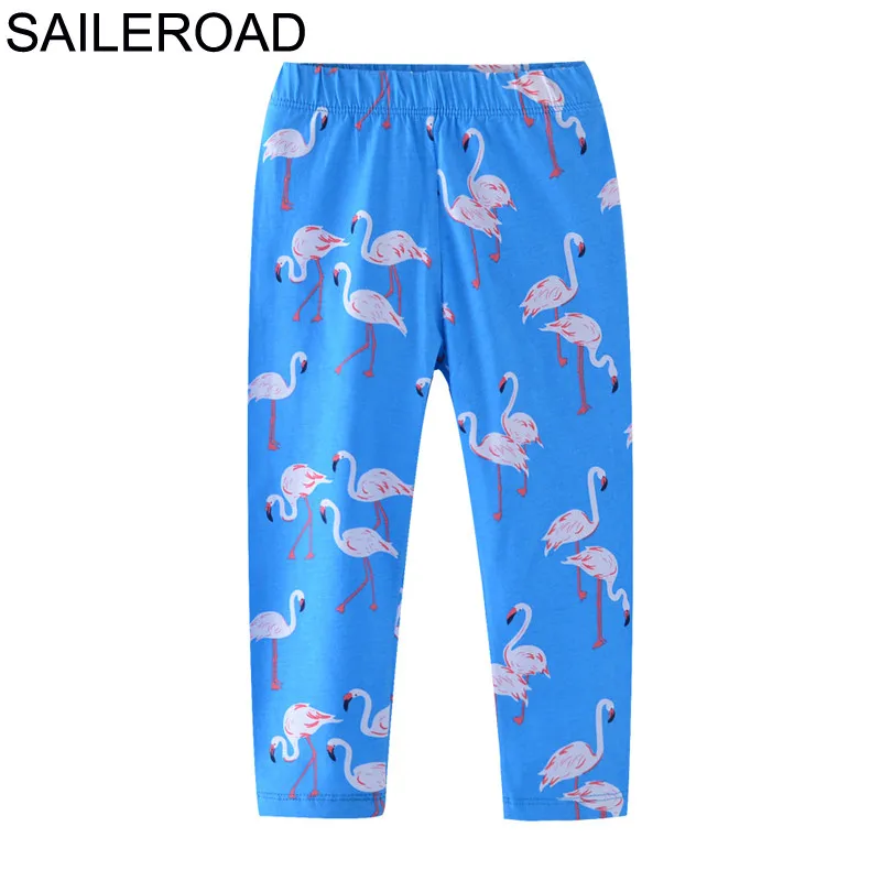 SAILEROAD/брюки с цветочным принтом для девочек; леггинсы для девочек; теплые брюки; узкие брюки для маленьких девочек; детская одежда; сезон осень