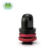 Seafrogs Flash Accessory Hot Shoe Dual Nut Screw Stand for Flashligh Camera Lighting System Accessory Mount Adapter Cold Shoe