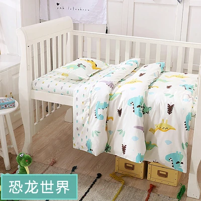 With Filling Cartoon Infant Bed Linen Baby Sets Toddler Bedding