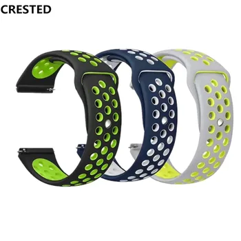 

CRESTED Gear S3 Frontier strap For samsung Galaxy watch 46mm 22mm watch band huawei watch get strap wrist Bracelet amazfit belt