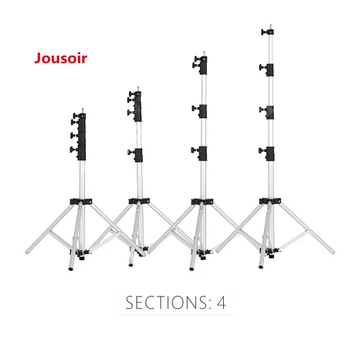  Falcon Eyes Lightweight Light Stand Portable Adjustable Light Stands 4 Sections DSLR Camera Tripod 