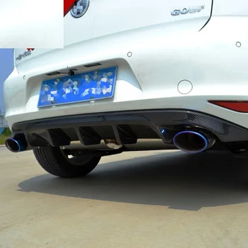 

Fit for Volkswagen GOLF7 GTI Revozport modified carbon fiber rear bumper spoiler