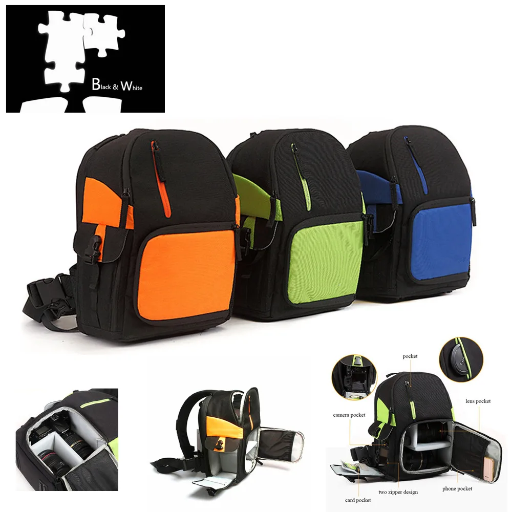 

DSLR Camera Bag for Canon EOS Rebel T100 T7i T7 T6i T6s T6 T5i T5 T4i T3i T3 T2i T1i XTi XSi SL1 SL2 1300D 1200D 800D 760D 750D