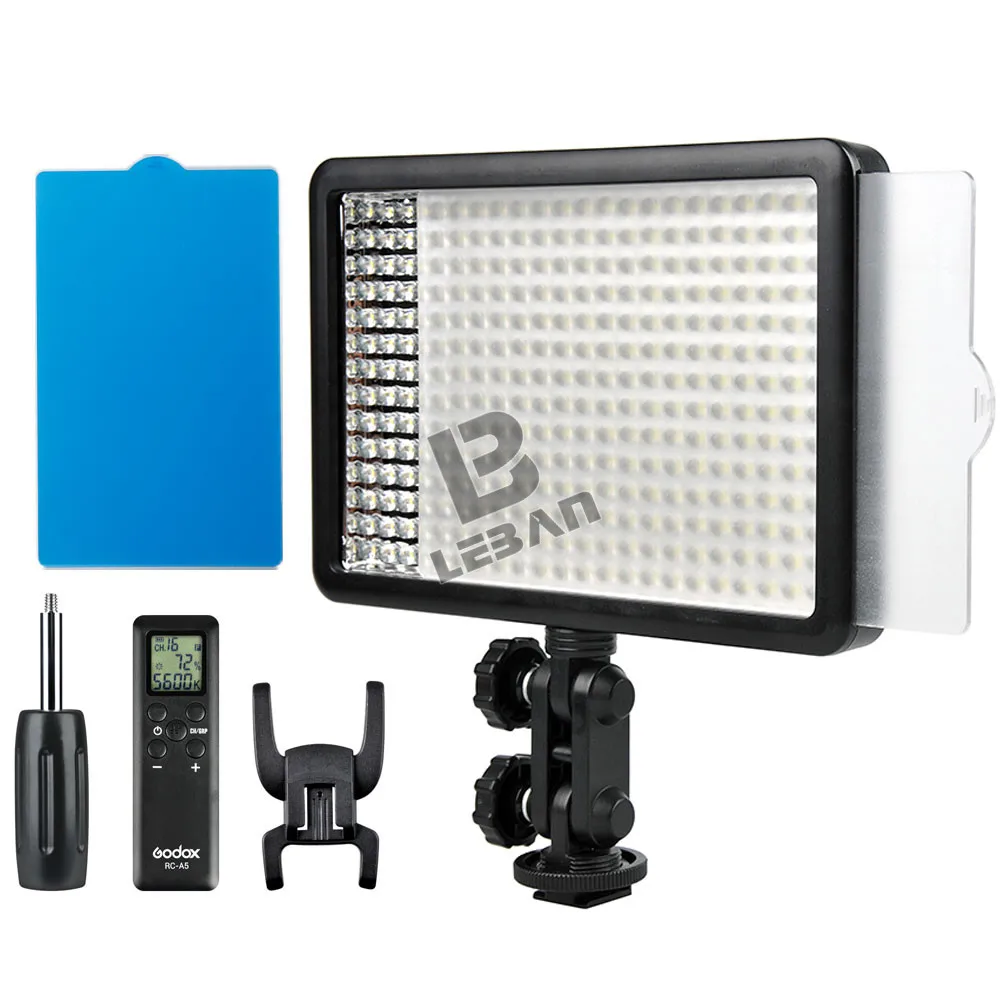 Godox Led308w Continuous On Camera Video Light Lighting Panel Light
