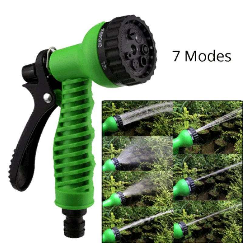 

Garden Water Sprayers 7 Patterns Water Gun Hose Gun Household Multi-function Spray Lawn Watering Car Washing Hand-held Tools