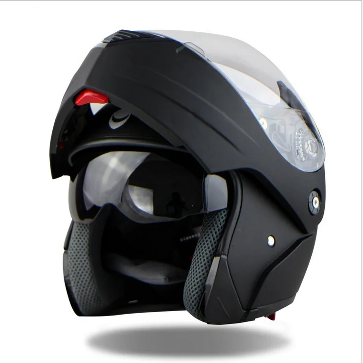 

Best Sales Safe Flip Up Motorcycle Helmet With Inner Sun Visor Everybody Affordable Double Lens Motorbike open face motorcycle h