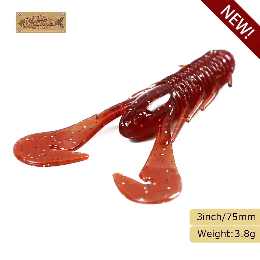 

HobbyLane Water Sniper 3 Inch Crayfish Road Bait Soft Bait 12 Pieces Per Lot of Shrimp Bait Skipping Rope Bait Carp Live Bait