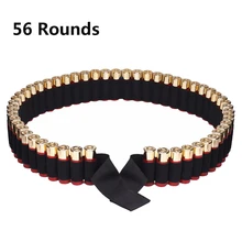 Тактический 56 приклад патронов держатель ремень охотничий страйкбол патронов держатель ремень стрелочный пистолет Оболочки Патронташ талии патронов кобура