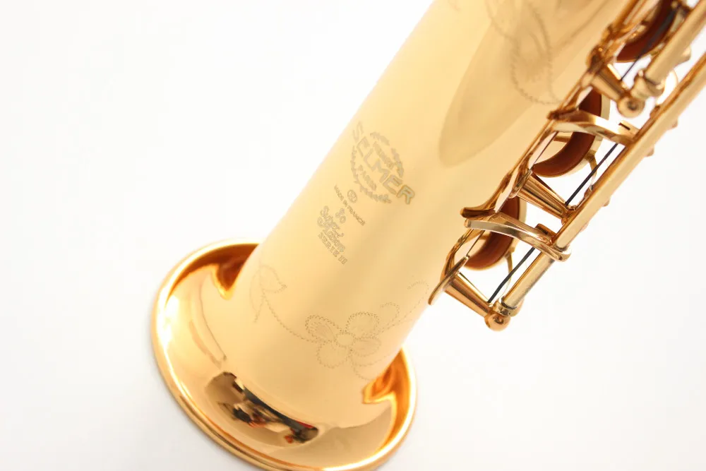 SELMER Golden straight Gold saxophone soprano B sax Gold Lacquer France
