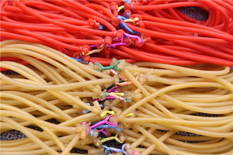 5 قطعة/الوحدة حبال شريط مطاطي تستخدم لصيد الصيد مقلاع أنبوب مطاط مقلاع اللاتكس المطاط للصيد في الهواء الطلق