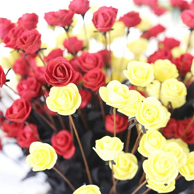  Artificial PE Fake Flowers Rose Floral Wedding Bouquet Bridal Hydrangea Decor Waterproof beautiful Decor hot sale C0309#0      17